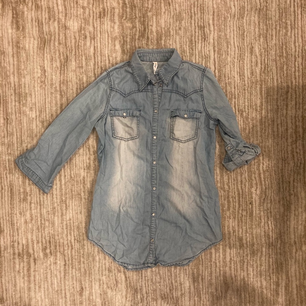 Light denim shirt size S